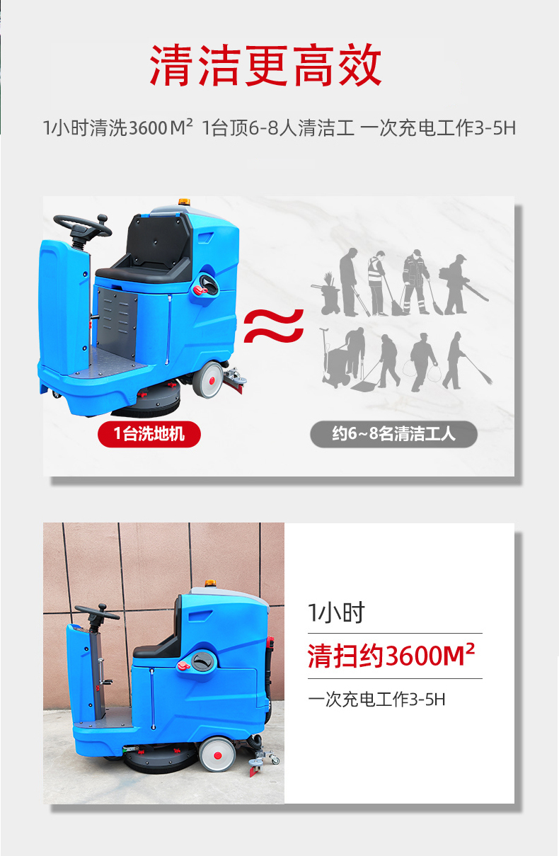 杭州驾驶式洗地机更适合用在高铁站